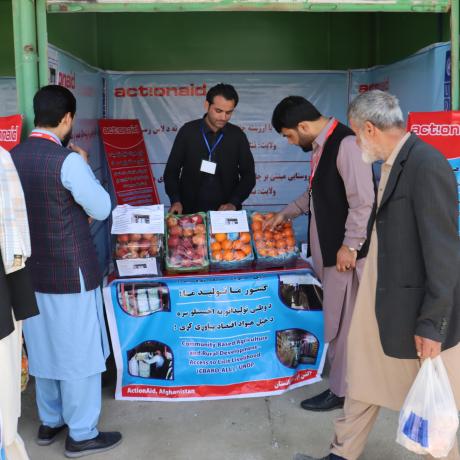 participation of ActionAid. Afghanistan in Exhibition 