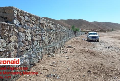 ActionAid Completes Retaining Wall Project to Protect Homes and Farmlands in Ghor Province