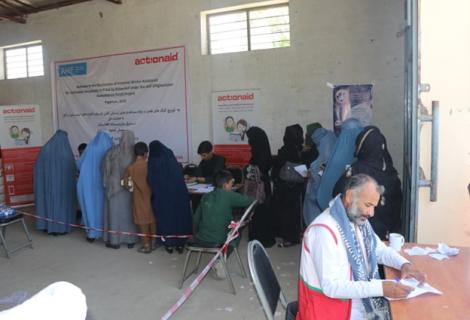 ActionAid ,Afghanistan cash distribution in paghman district