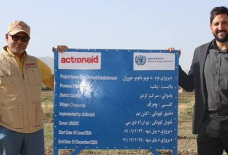 Mr. CD visiting Logar & Paktya provinces