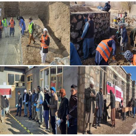 Cash For Work project in Ghor province 