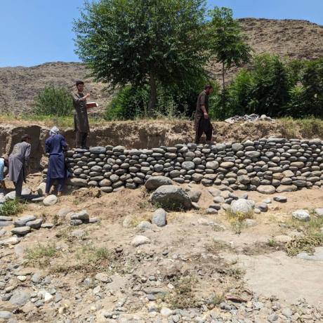 land rehabilitation project implemented by ActionAid, Afghanistan