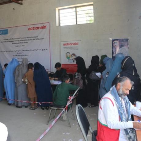 ActionAid ,Afghanistan cash distribution in paghman district 
